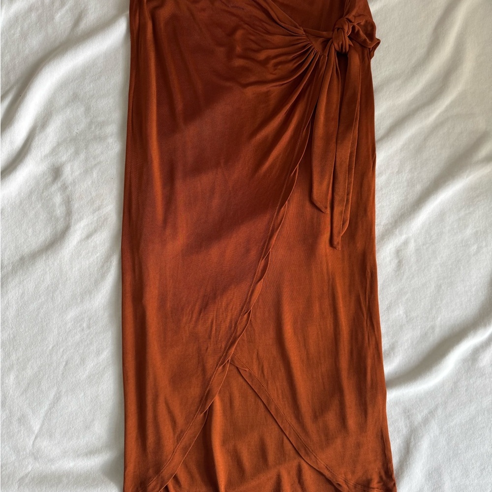 Anthropologie Maeve Terracotta Skirt